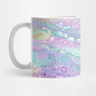 Acrylic Paint Pour in Pastel Colors Mug